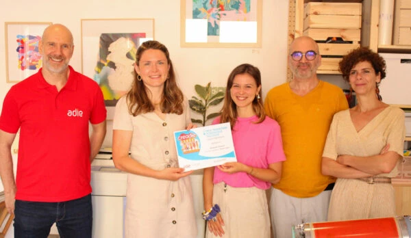 Photo d'une intervention de l'association Adie